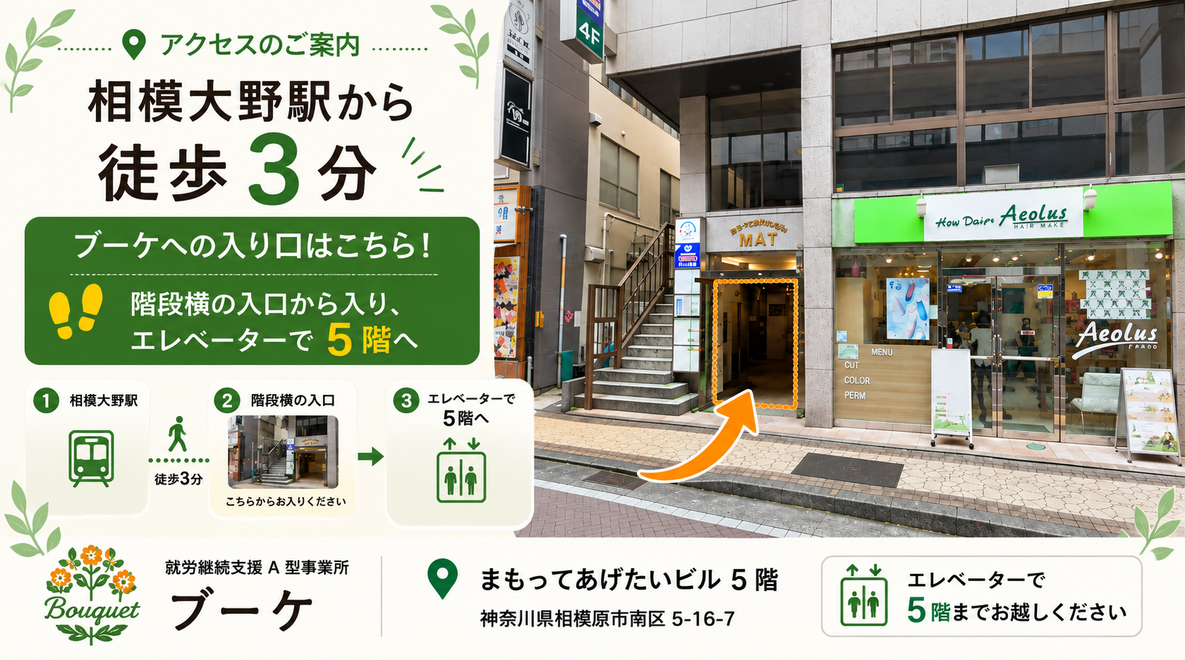 ブーケ入口
