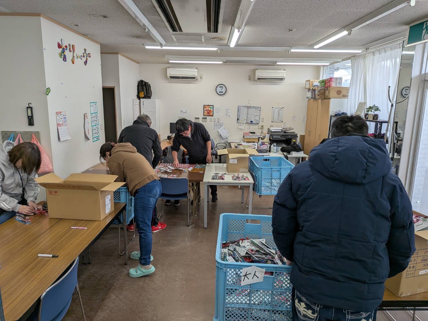 商品仕分け作業