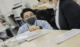 利用者対応中１