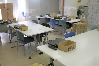 B型事務所内