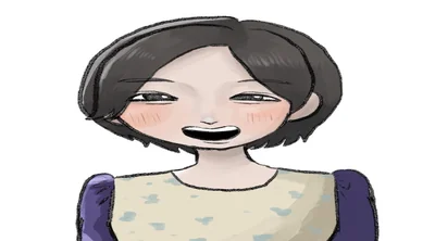 森さん(似顔絵)