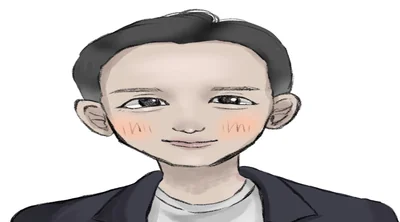 神保さん(似顔絵)