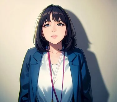 似顔絵　坂上さん